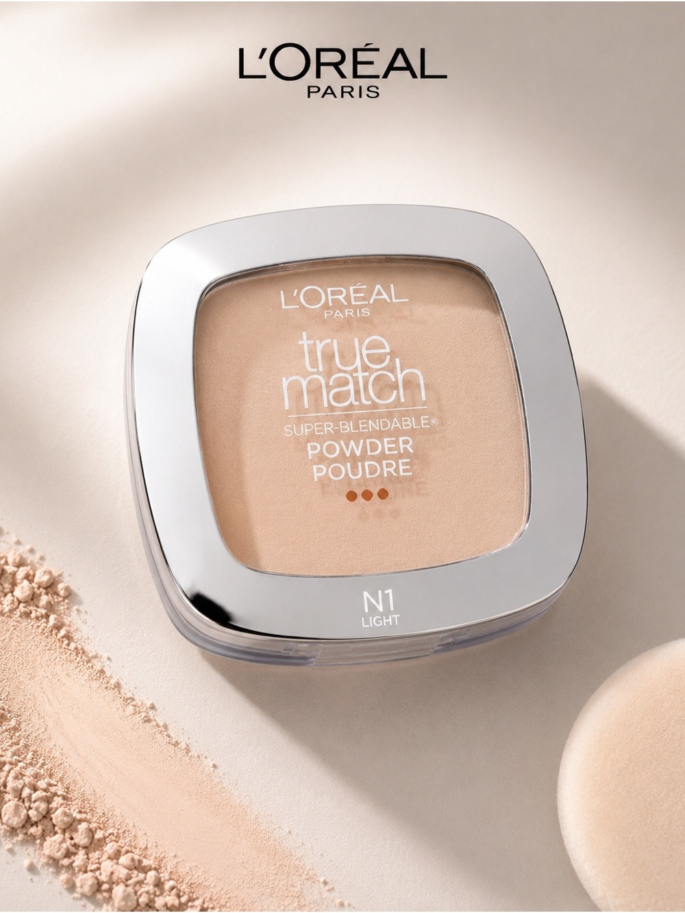 L’Oréal Paris True Match Super-Blendable Powder - N1 Light - Sealed